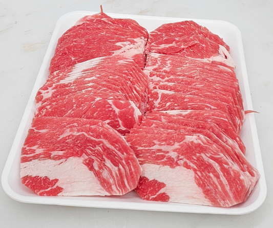 Beef Brisket Roll Slice 1.5mm 1.5lbs TrayPack - Frozen