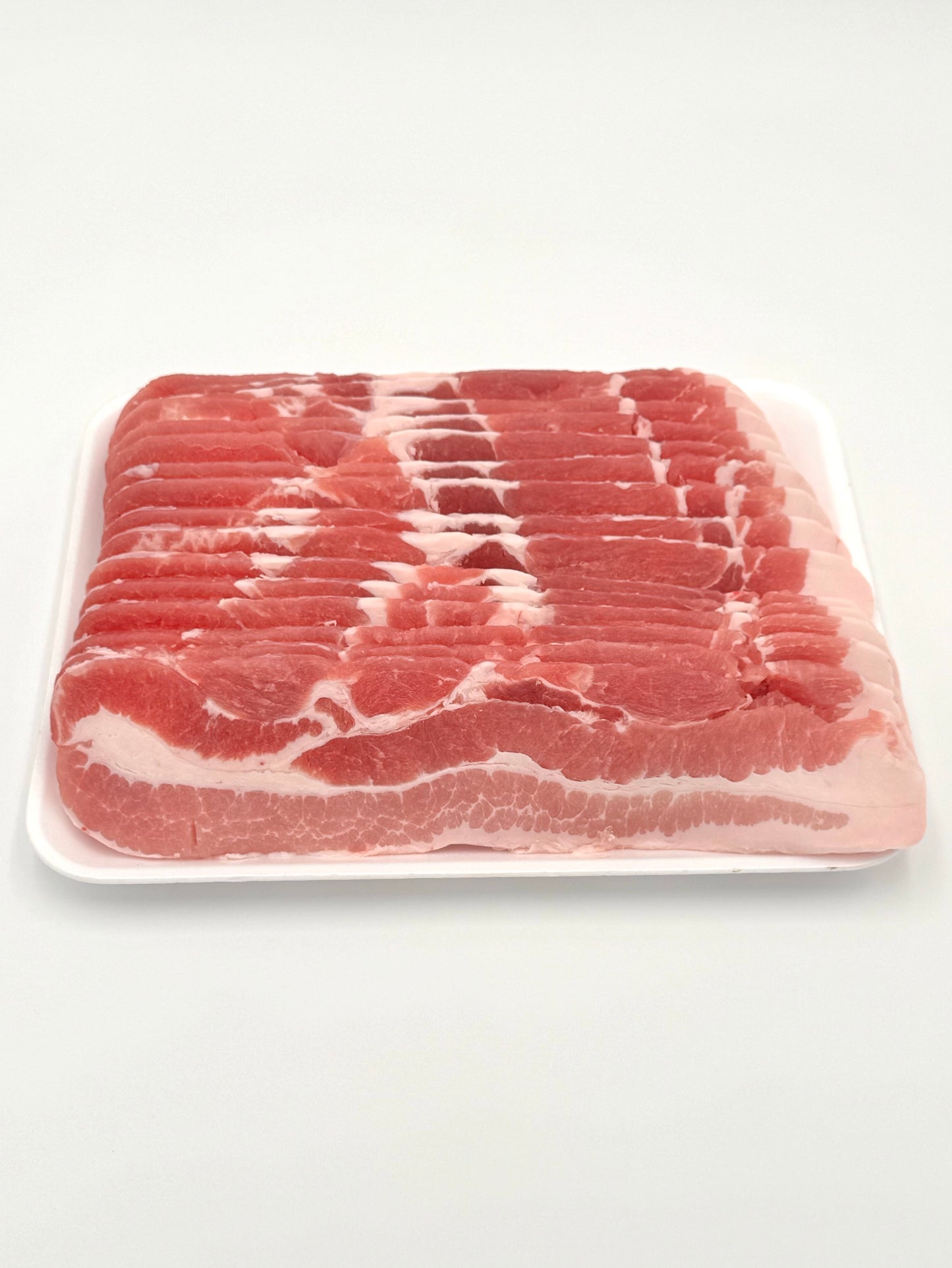 Pork Single Ribbed Belly Slice 3lbs Tray Pack - Frozen