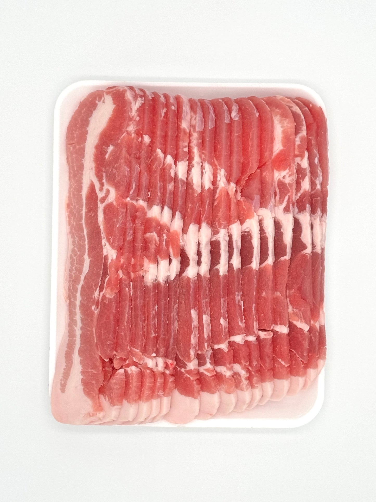 Pork Single Ribbed Belly Slice 3lbs Tray Pack - Frozen