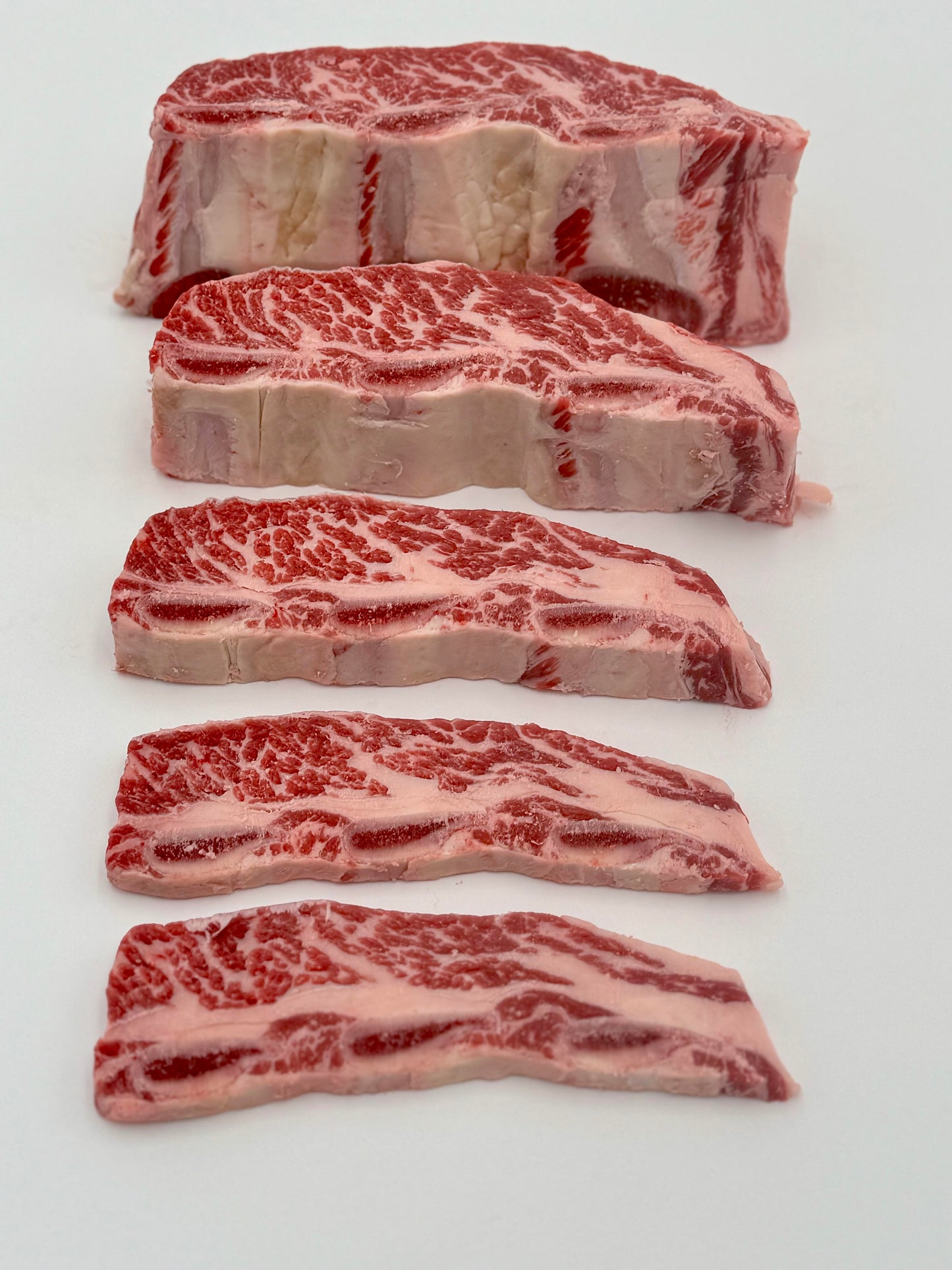 Beef Short Rib Slice Center Cut 10# - Fresh