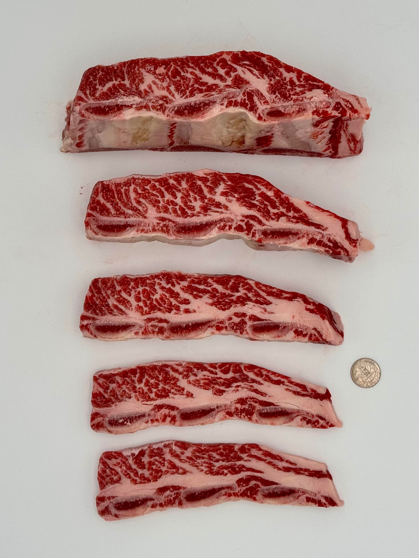 Beef Short Rib Slice Center Cut 10# - Fresh